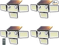4500LM Solar Lights Outdoor Waterproof, 254 LED Solar Flood Lights Outdoor by SZPOWER