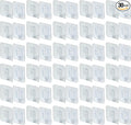 IFAMIO 30 Pack Double Sided Adhesive Wall Hooks Self-Adhesive Nail Free No by IFAMIO