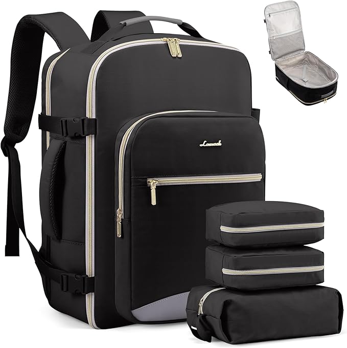 LOVEVOOK Travel Backpack for Women & Men 50L, Airline Approved Carry On by LOVEVOOK