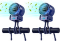 2 Pack Multifunctional Portable Stroller Fan 4 Speed 6600rpm High Speed Usb by AaoLin