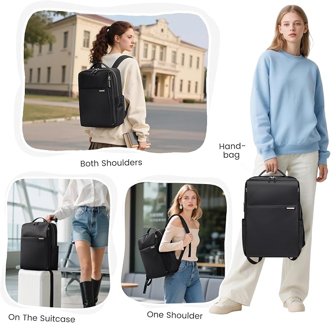 Laptop Backpack for Women, Work Business Traval Computer Backpacks - Image 6