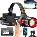 Rechargeable LED Headlamp 99000 High Lumens, Super Bright by ABUSVEX