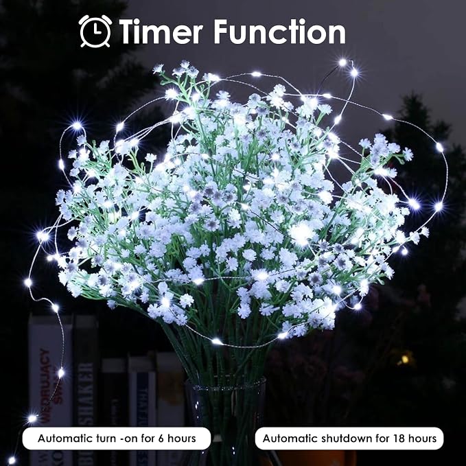 6-Pack Fairy Lights Battery Operated - Image 2