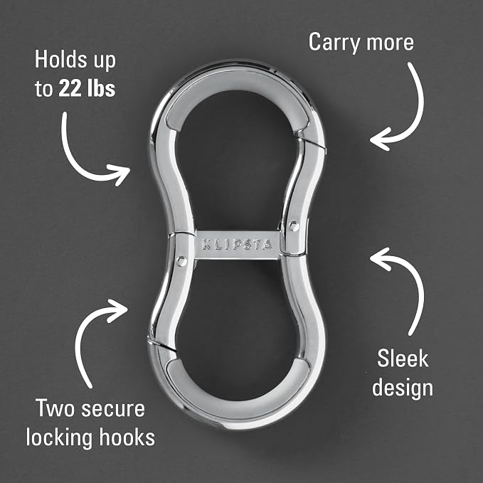 LINK Connector Clip. Women’s Keychain Clip, Fashion Carabiner - Image 3