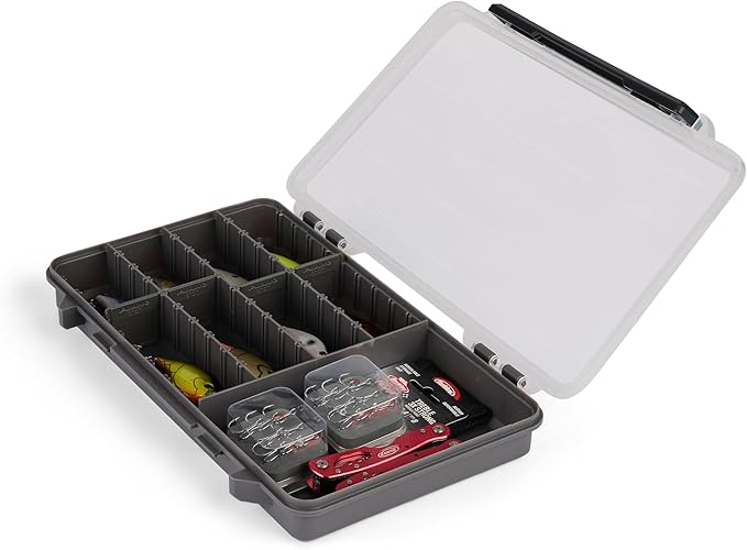 Plano StowAway 3700 50/50 Split Stow Tackle Box, Corrosion-Preventive Rustricor - Image 6