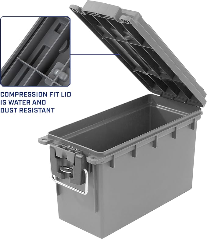 Sheffield 12792 2-Pack Ammo Storage Box, Stackable .30 Cal Field Boxes - Image 4