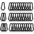40PCS M4 Heavy Duty Carabiner Clip, 1.57Inch Snap Hook Quick Link Small by XHAMXE