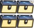 Solar Motion Sensor Outdoor Lights, Super Bright Solar Lights Outdoor Waterproof by Claoner