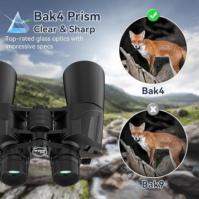 10-30X50 High Powered Zoom Binoculars - Image 4