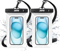 JOTO 2 Pack Universal Waterproof Phone Case by JOTO