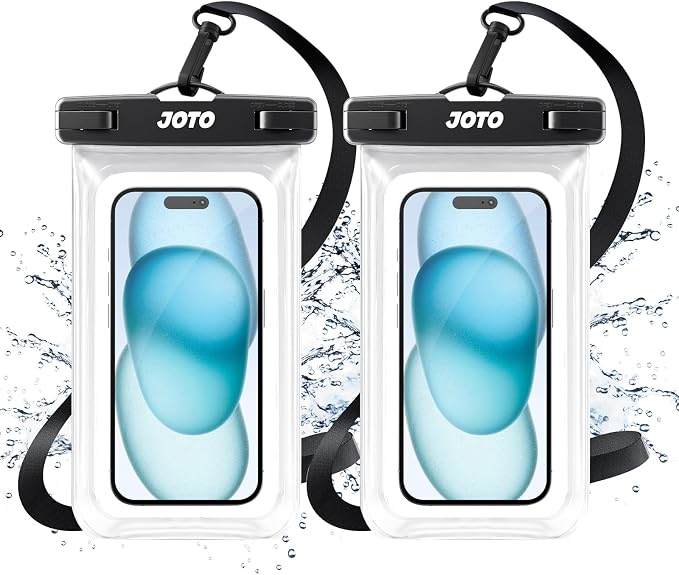 JOTO 2 Pack Universal Waterproof Phone Case by JOTO