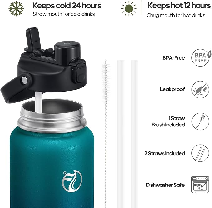 64oz Half Gallon Insulated Water Bottle - Image 5