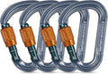 SOB Heavy Duty Steel Carabiner Clips -Auto Locking Climbing Carabiner, by SOB