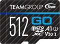 TEAMGROUP GO Card 512GB MicroSDXC UHS-I U3 V30 4K by TEAMGROUP