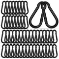 60PCS M5 Heavy Duty Carabiner Clip, 2Inch Snap Hook Quick Link Small Carabiner by XHAMXE