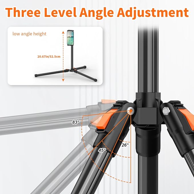 XXZU 72in Tablet Floor Stand Tripod, Tablet Stand Floor - Image 4