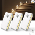 EZVALO 3 Pack Motion Sensor Night Lights, Sync LED Stair Lights Indoor by EZVALO
