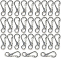 Mini Carabiner Clips with Metal Spring Wiregate Hook and Little Eye Hole by Bytiyar