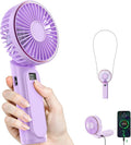 TUNISE Portable Handheld Fan, 180 Adjustable, 6 Speed Wind, USB Rechargeable by TUNISE