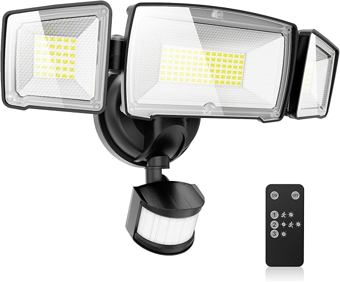 MAGAGUVU 100W Flood Lights Outdoor, 9000LM LED Security Light Motion Sensor by MAGAGUVU