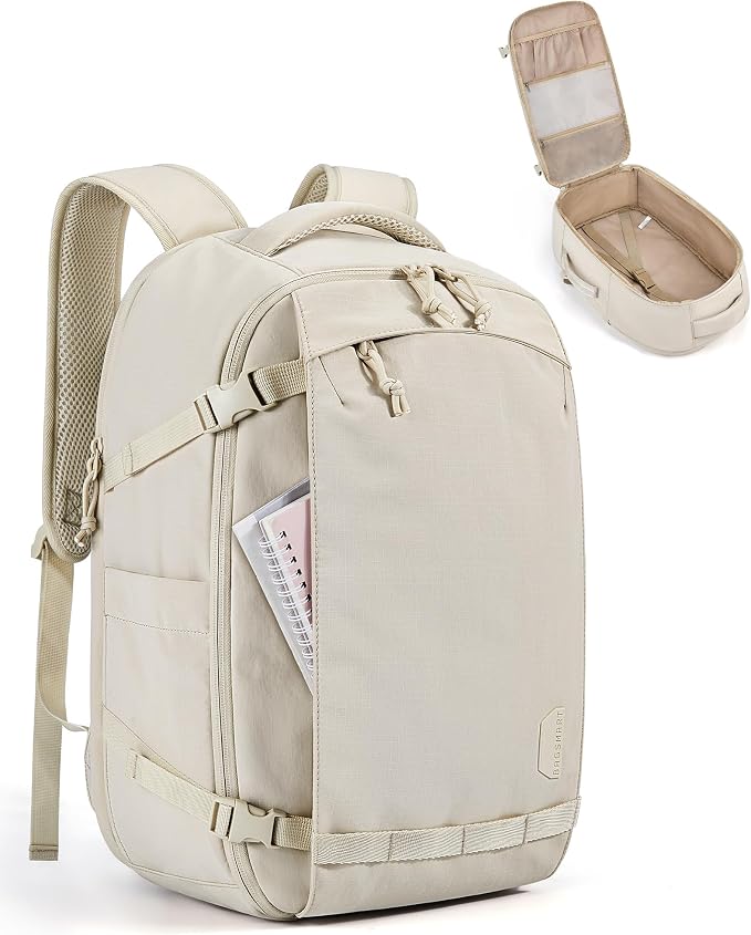 BAGSMART Travel Backpack Women, 15.6 Inch Carry On Backpack Flight Approved by BAGSMART