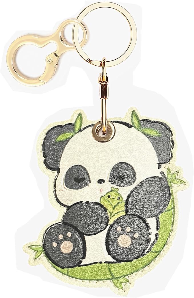 Leather Keychain Holder Case Compatible by BORKUANA