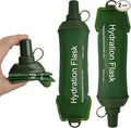 2Pcs 500ml Soft Flask, TPU Collapsible Soft Water Bottle by Unknown