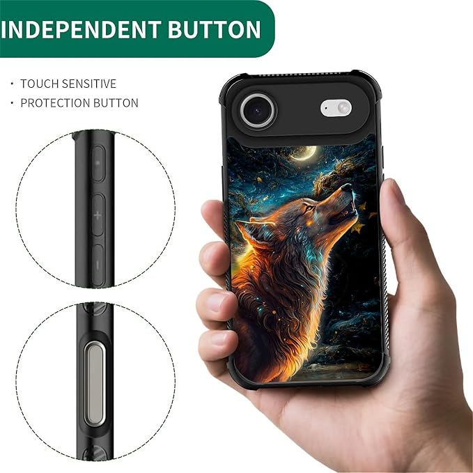 for iPhone 17 Air Case, for MagSafe Graphic Design for Girl Boy Soft Silicone - Image 3