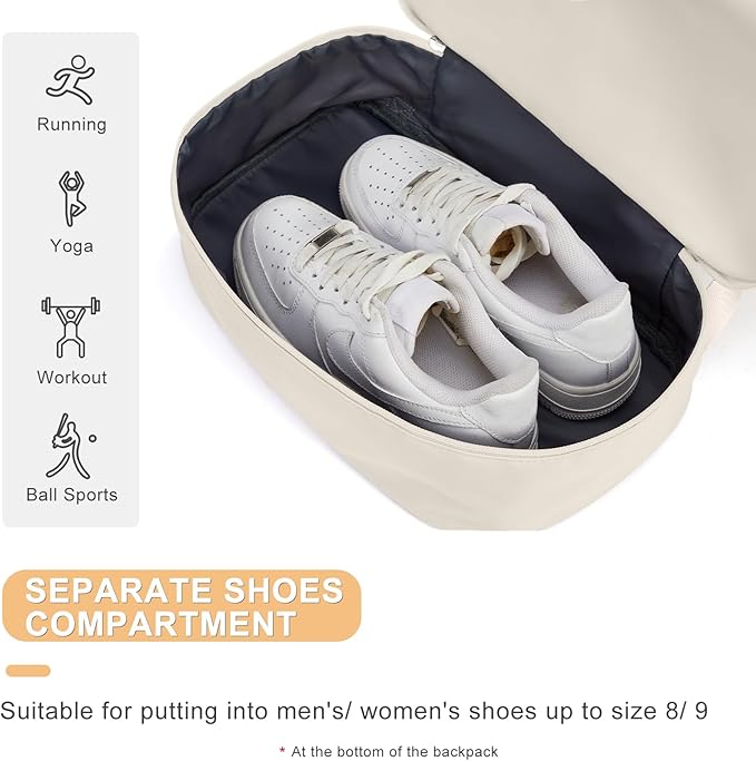 coofay Gym Backpack For Women Waterproof Sports Backpack - Image 5
