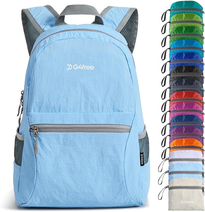 G4Free 20L Lightweight Packable Backpack Travel Hiking Daypack Foldable Backpack by G4Free