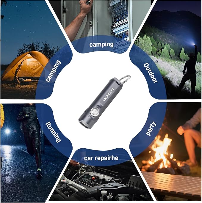 ThruNite Ti Keychain Flashlight, Bright 650 Lumens LED Portable Light, Compact - Image 8