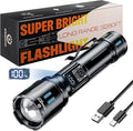 Esgofo Rechargeable Flashlights High Lumens 100000, Single Click Button Design by ESGOFO