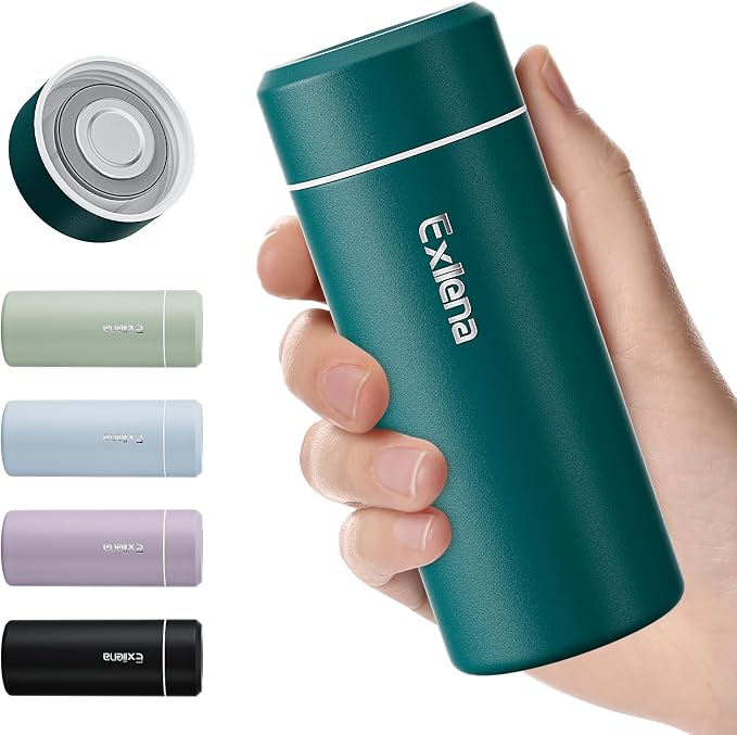 【Upgraded】Exllena Small Insulated Water Bottle 8 oz/250ml– Mini Insulated Water by Exllena