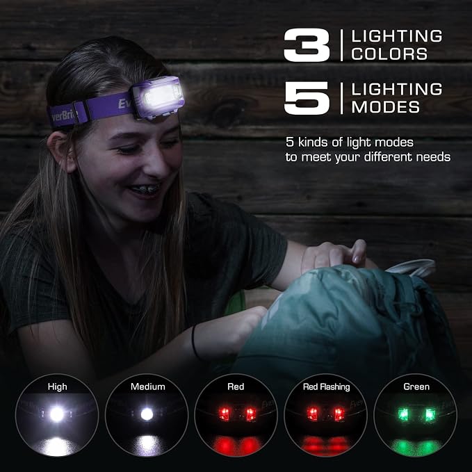 EverBrite Headlamp, 2 Pack Kids Headlamp - Image 2