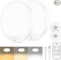 Rechargeable 6W Motion Sensor Ceiling Light Indoor, No Wiring & Magnetic by ShunFSC