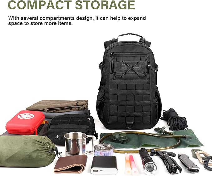 Mardingtop Small Military Tactical Backpack - Image 3
