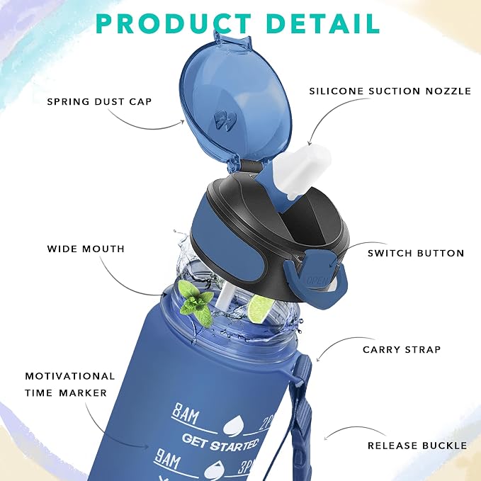 Enerbone 32 oz Water Bottle - Image 3