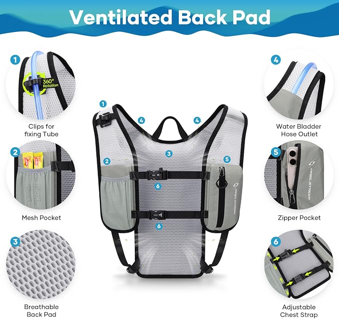 Maelstrom Hydration Backpack, Hiking Backpack - Image 3