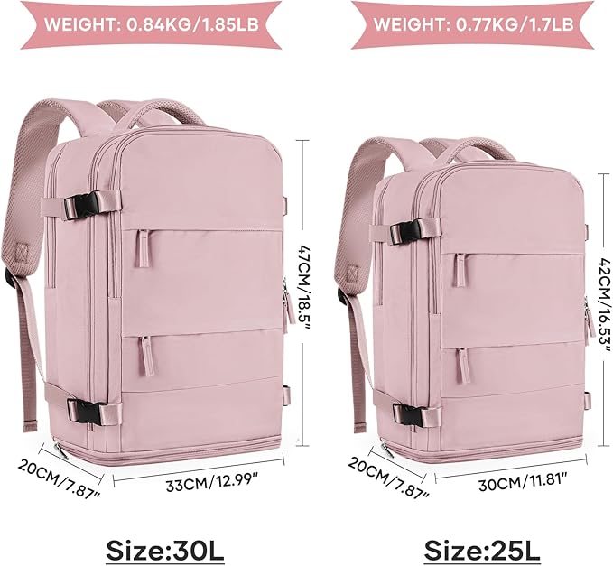 coowoz Large Travel Backpack For Women Men, Carry On Backpack Flight Approved - Image 3