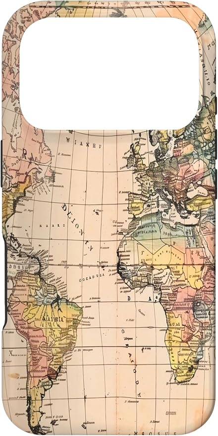 World Map, Old Map of The World Case by Unknown