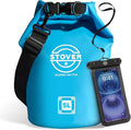 STOVER 5/10/25/30/40/55L Waterproof Dry Bag- Roll-Top Backpack w/Phone Case- by STOVER