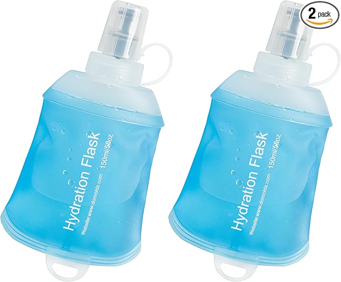 CLINTT 150ml Soft Flask, Foldable Running Water Bottle, TPU Folding Soft Water by CLINTT