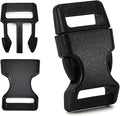 5/8" Black Plastic Side Release Buckle Curved Quick Release by Unknown