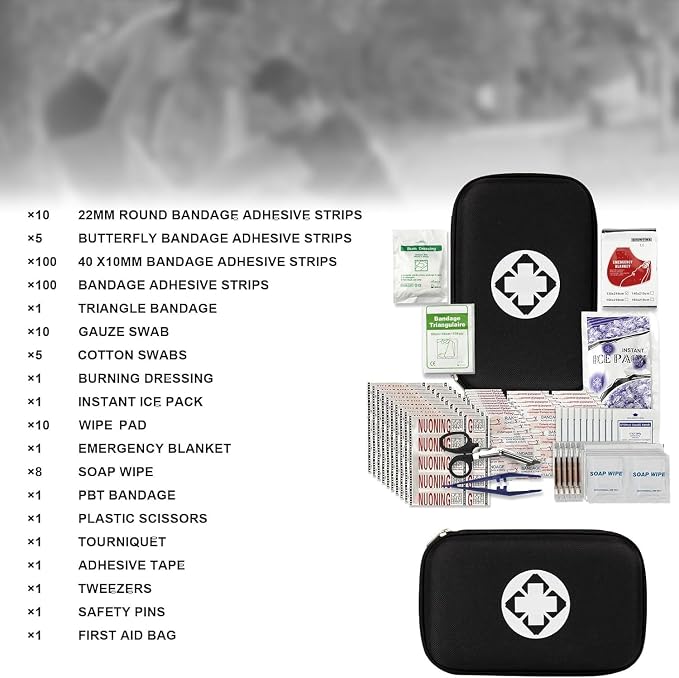 279PCS Small Travel First Aid Kit Supplies - Image 2