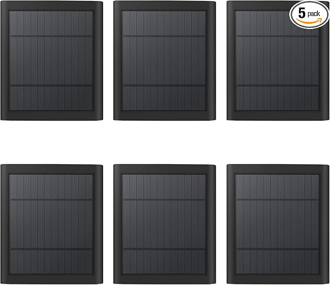 USB-C to Ring Barrel Plug 6Pack 4W Solar Charger by Paodekua