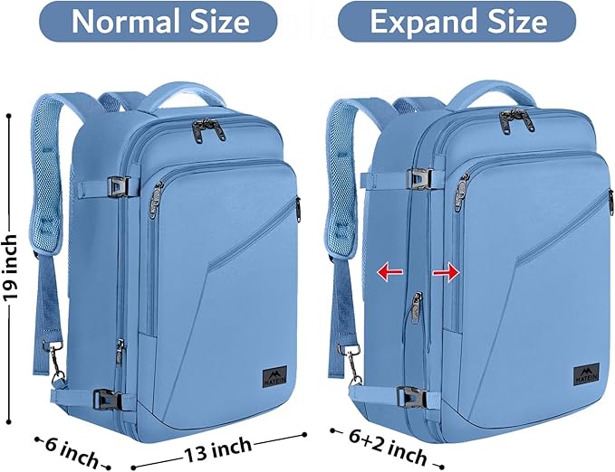 MATEIN Cute Backpack for Women, Nurses Teacher, Expandable Water Resistant - Image 5