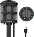 TiFFCOFiO Outdoor Power Strip Timer, Dusk to Dawn Light Sensor Countdown by TiFFCOFiO