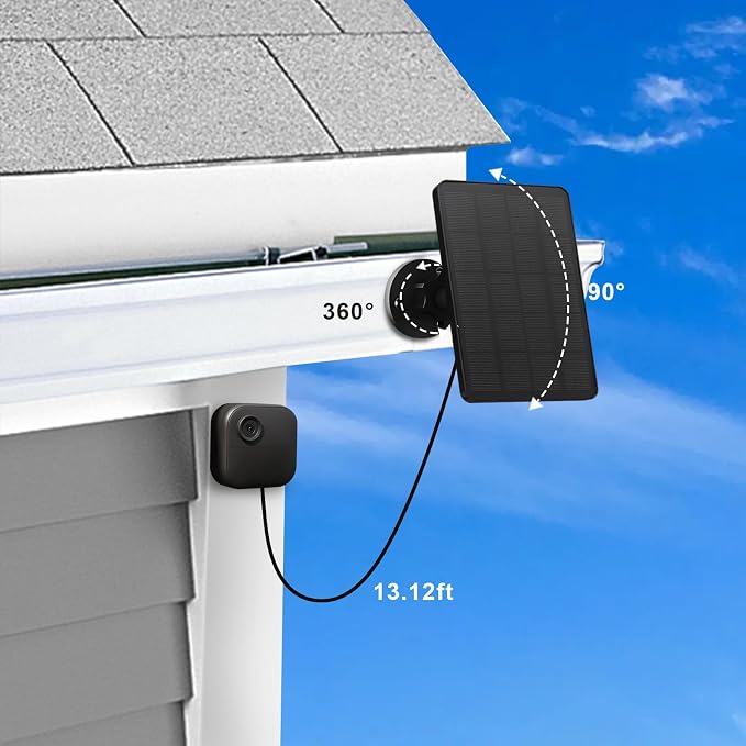 3 Pack Solar Panel for Blink Outdoor 4 Camera, 4W Solar Panels - Image 2