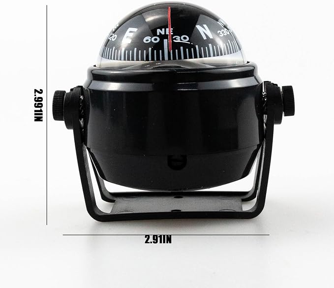 Marine Compass, Car Marine Navigation Compass - Image 2