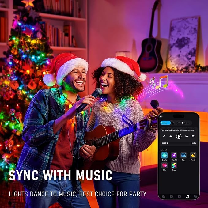 TW SHINE Smart Christmas Lights, 300 LED 100FT Color Changing Halloween String - Image 3